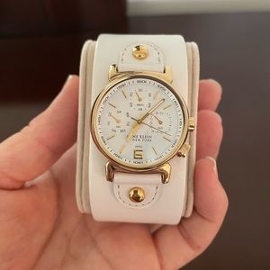 Anne Klein white and gold woman’s watch